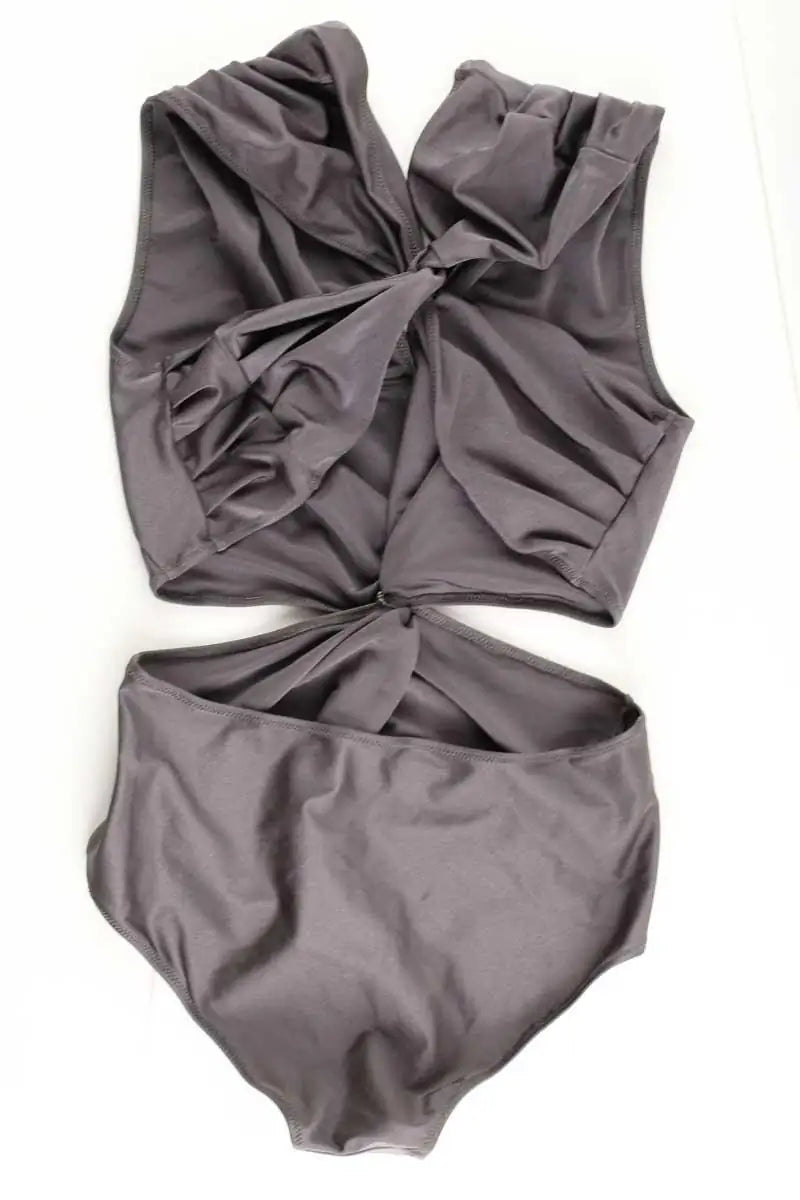 Maillot de bain Luz Doro Gris en Polyamide