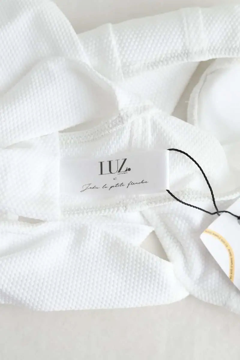 Maillot de bain Luz Kate Blanc en Polyamide