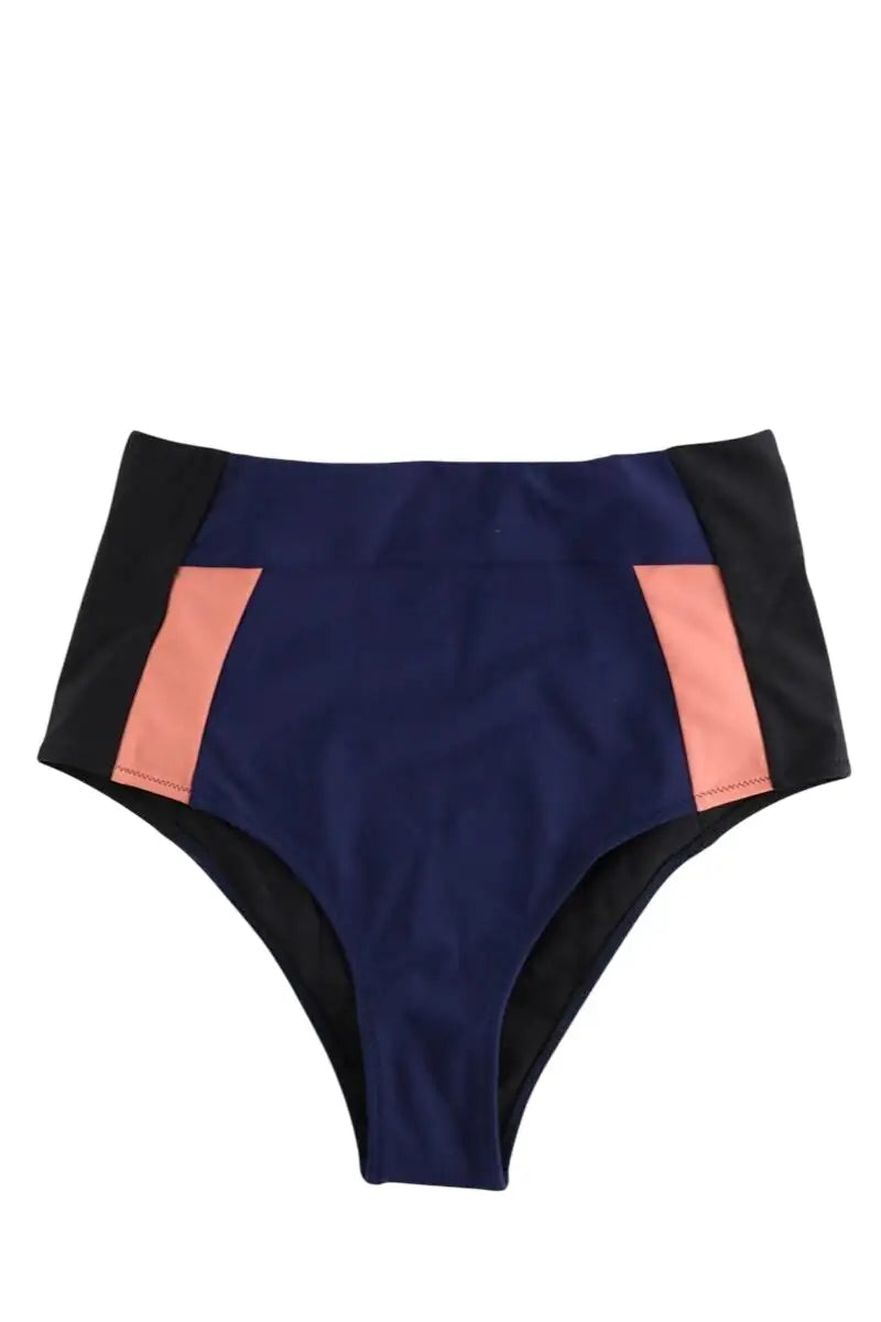 Maillot de bain Luz Lizzy bleu marine noir rose Bleu en Polyamide, taille M - Seconde Main