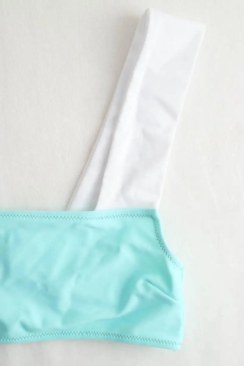 Maillot de bain Luz Marine Bleu en Polyamide