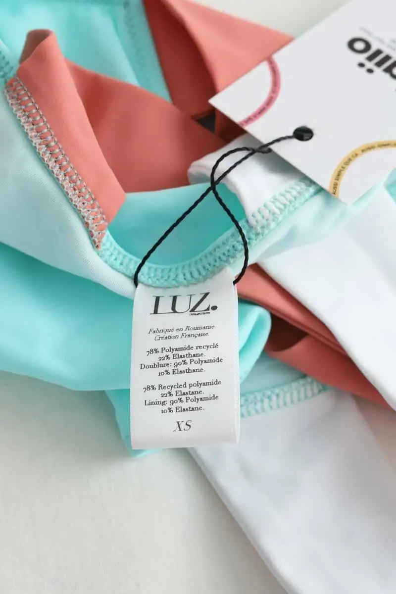 Maillot de bain Luz Marine Bleu en Polyamide