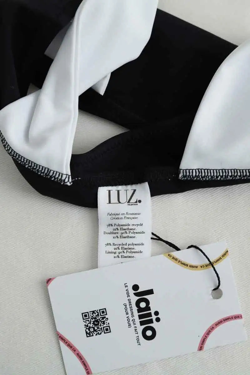 Maillot de bain Luz Marine Noir en Polyamide