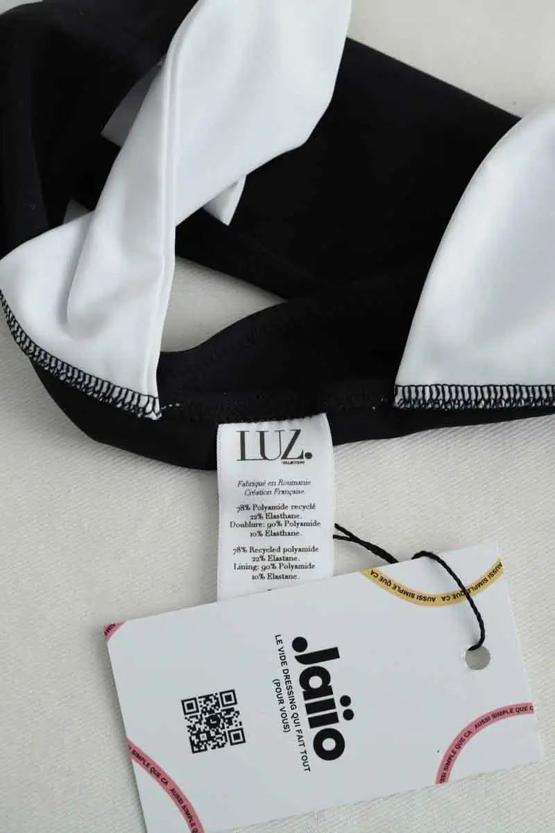 Maillot de bain Luz Marine Noir en Polyamide