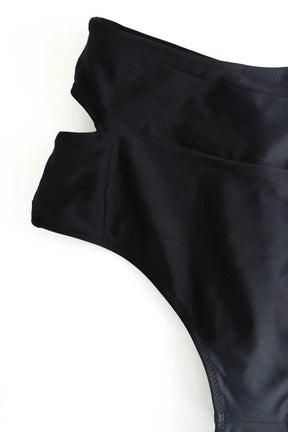 Maillot de bain Luz Marine Noir en Polyester