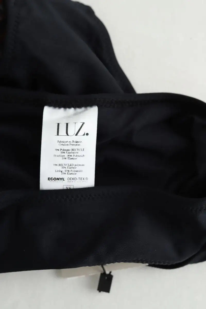 Maillot de bain Luz Marine Noir en Polyester