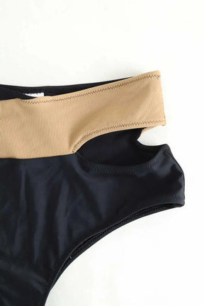 Maillot de bain Luz Marine Noir en Polyester