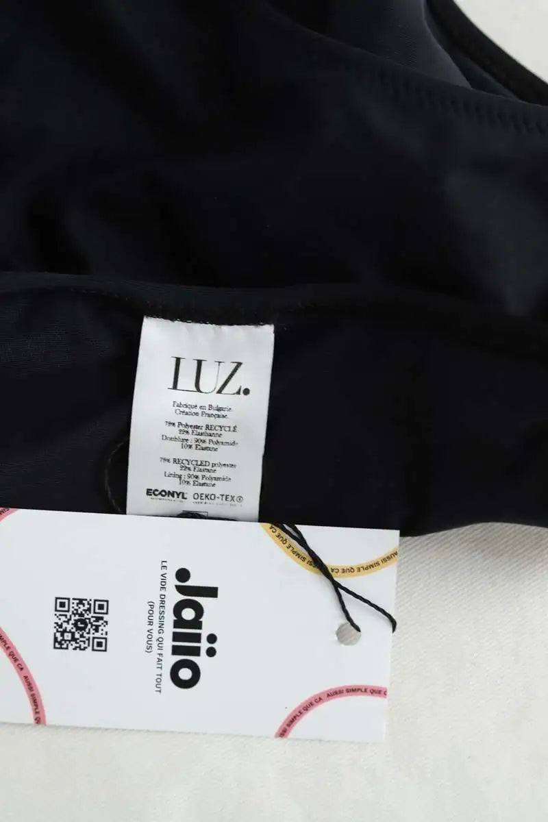 Maillot de bain Luz Marine Noir en Polyester