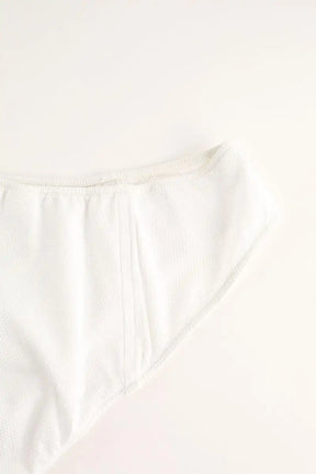 Maillot de bain Luz Serena Blanc en Polyamide