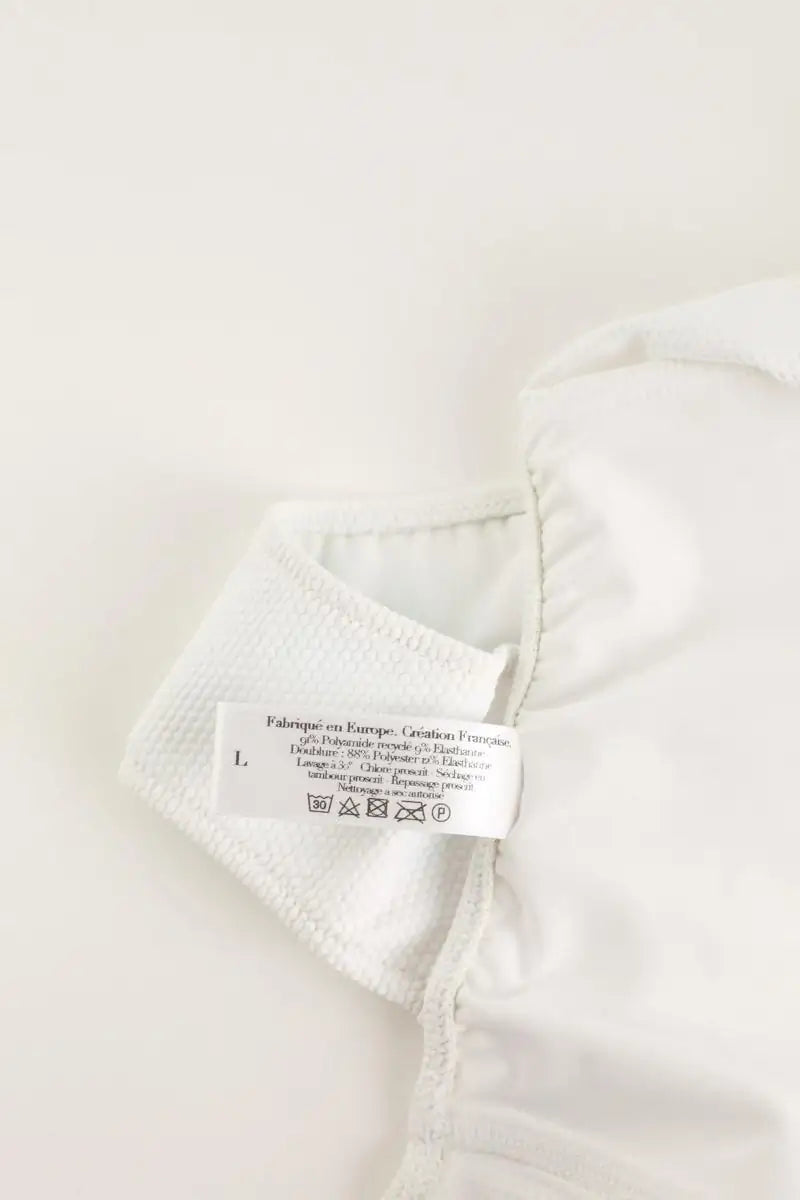 Maillot de bain Luz Serena Blanc en Polyamide