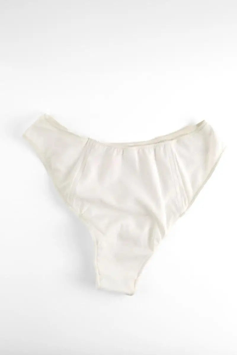 Maillot de bain Luz Serena Blanc en Polyamide