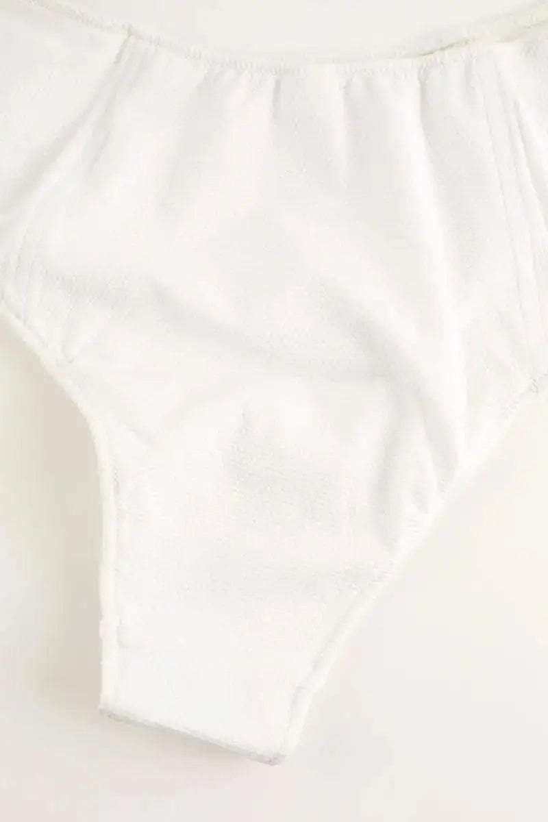 Maillot de bain Luz Serena Blanc en Polyamide