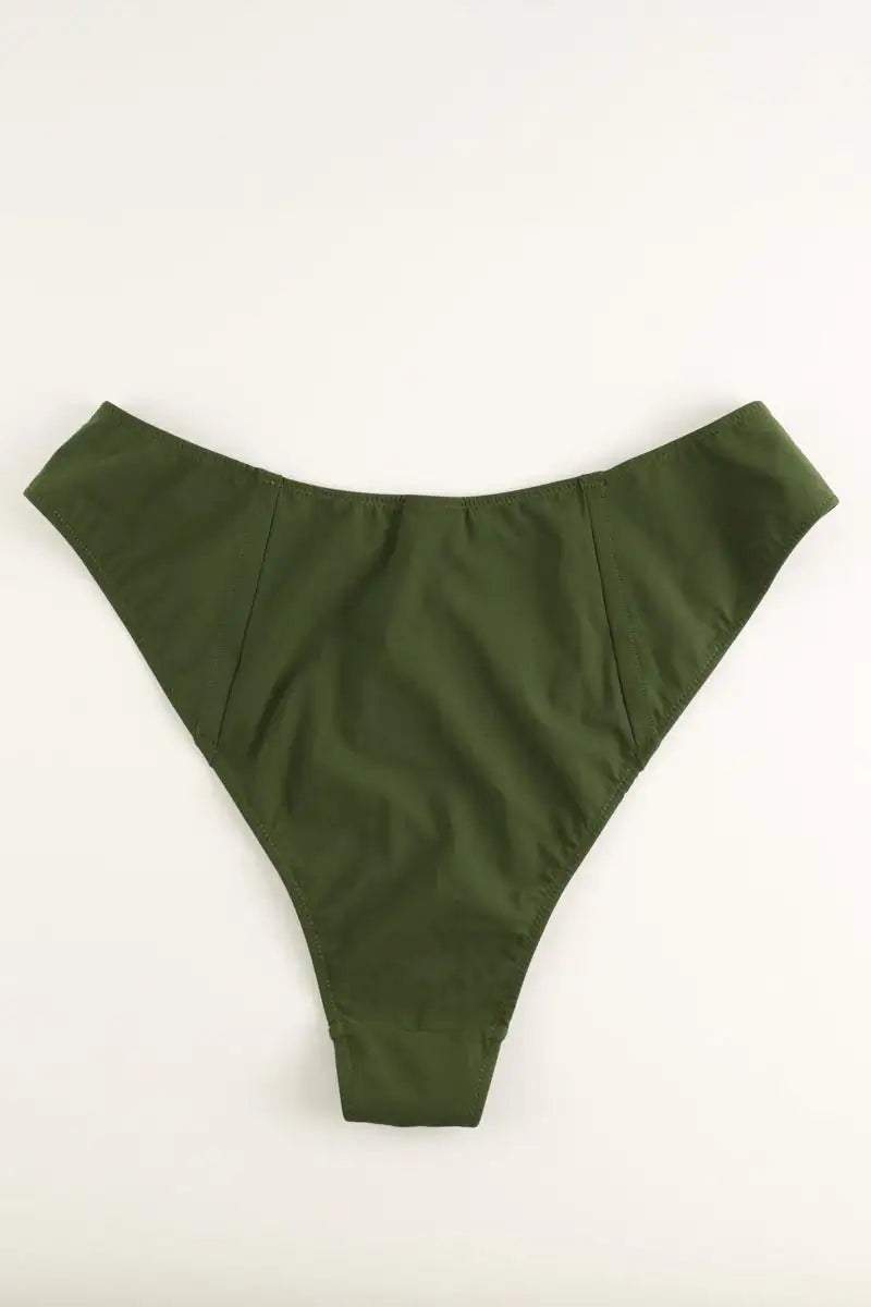 Maillot de bain Luz Serena Kaki en Polyamide
