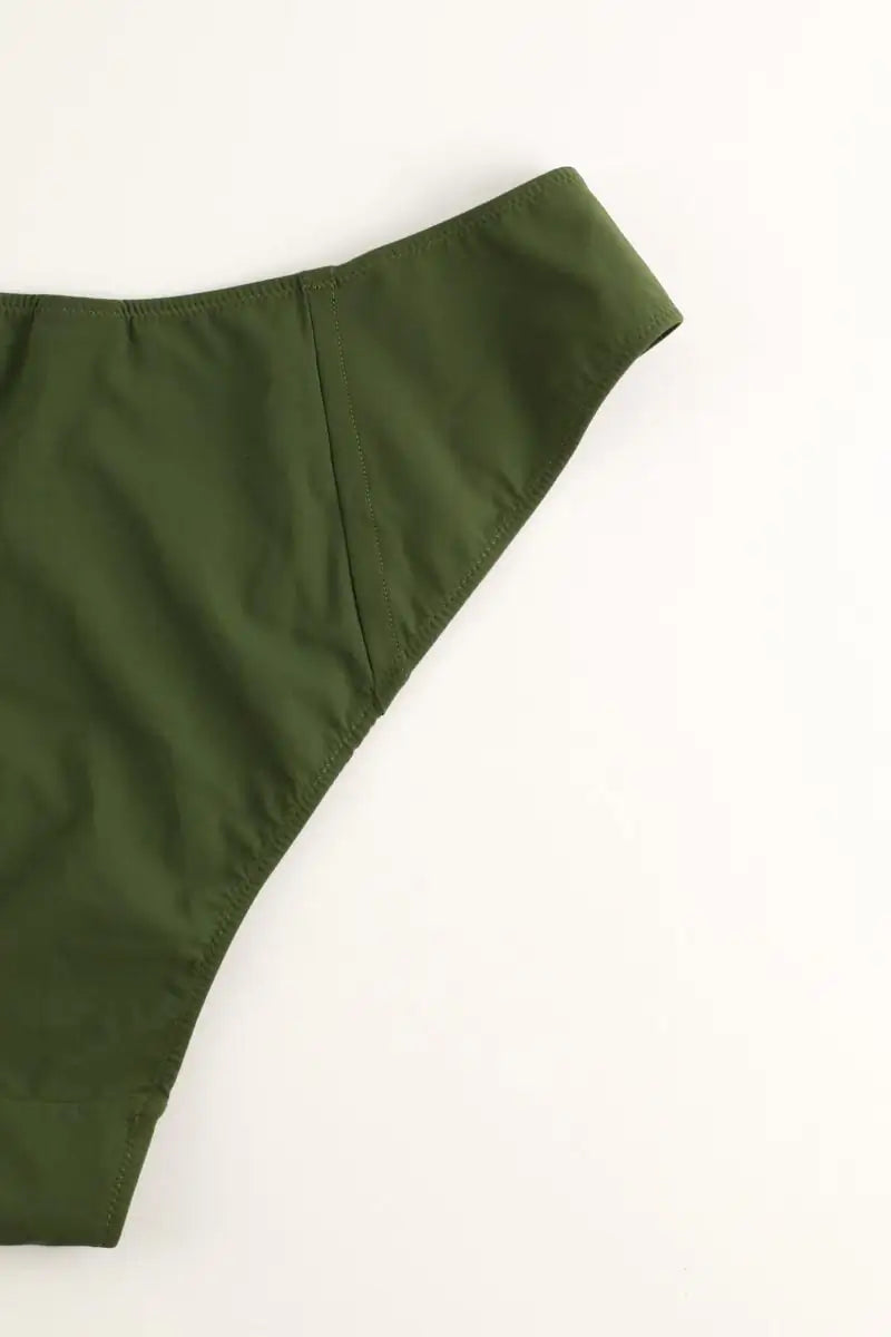 Maillot de bain Luz Serena Kaki en Polyamide
