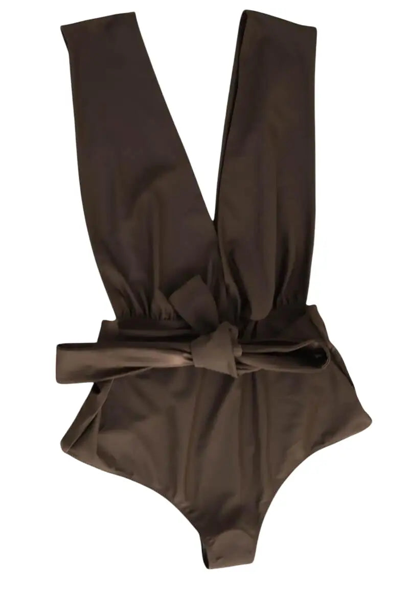 Maillot de bain Luz Sib Marron en Polyamide, taille XS - Seconde Main