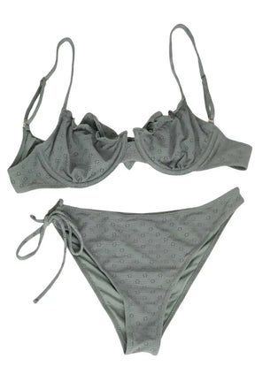 Maillot de bain Nénés Kaki en Synthétique, taille S - Seconde Main