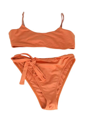 Maillot de bain Nénés Orange en Synthétique, taille S - Seconde Main