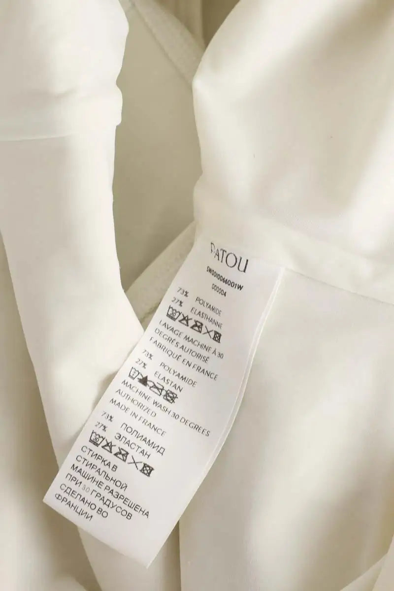 Maillot de bain Patou Ecru en Polyester