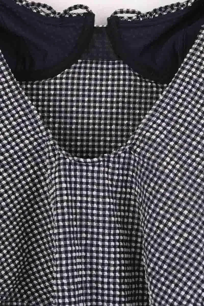 Maillot de bain Rouje Noir en Synthétique