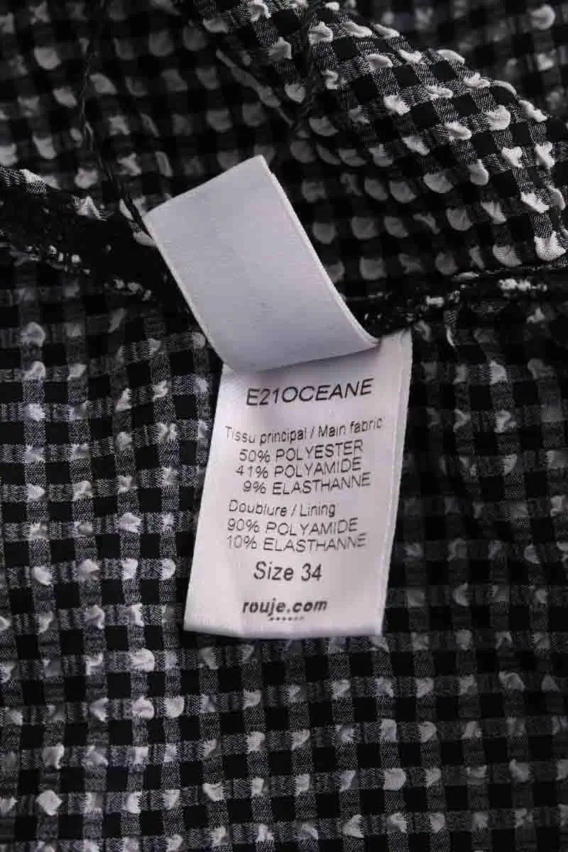 Maillot de bain Rouje Noir en Synthétique