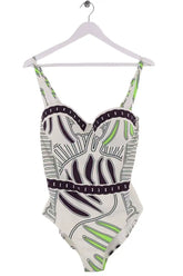 Maillot de bain Tory Burch Beige en Synthétique, taille L - Seconde Main