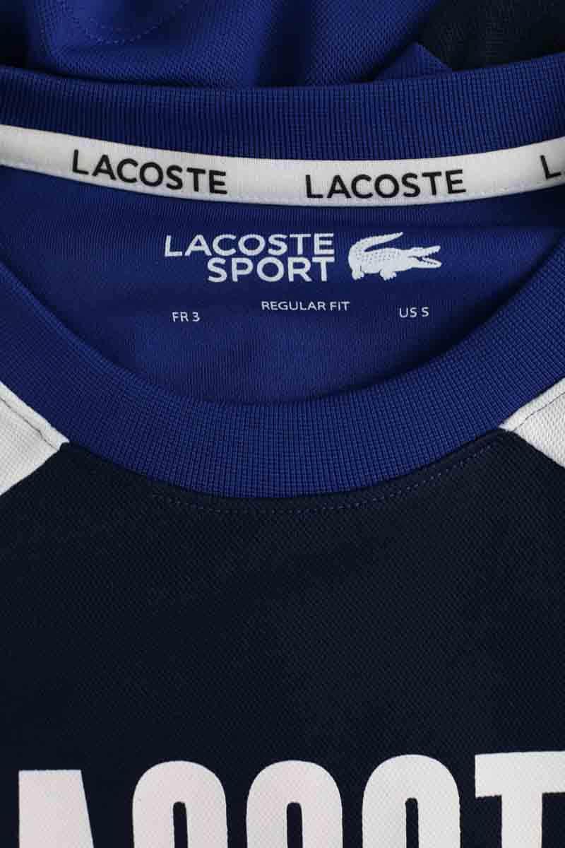 Maillot de sport Lacoste Bleu en Polyester