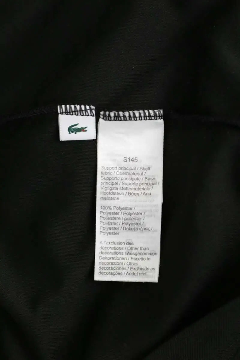 Maillot de sport Lacoste Noir en Polyester