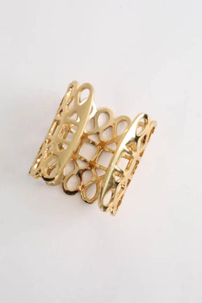 Manchette Tory Burch Doré en Métal