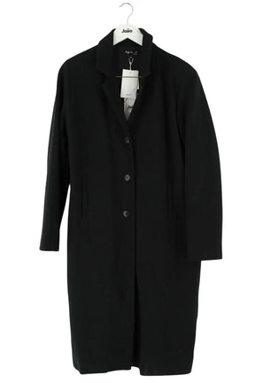 Manteau Agnès B. Noir en Coton, taille M - Seconde Main