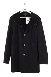 Manteau Agnès B. Noir en Synthétique, taille M - Seconde Main