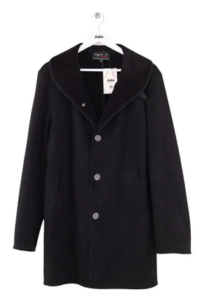 Manteau Agnès B. Noir en Synthétique, taille M - Seconde Main