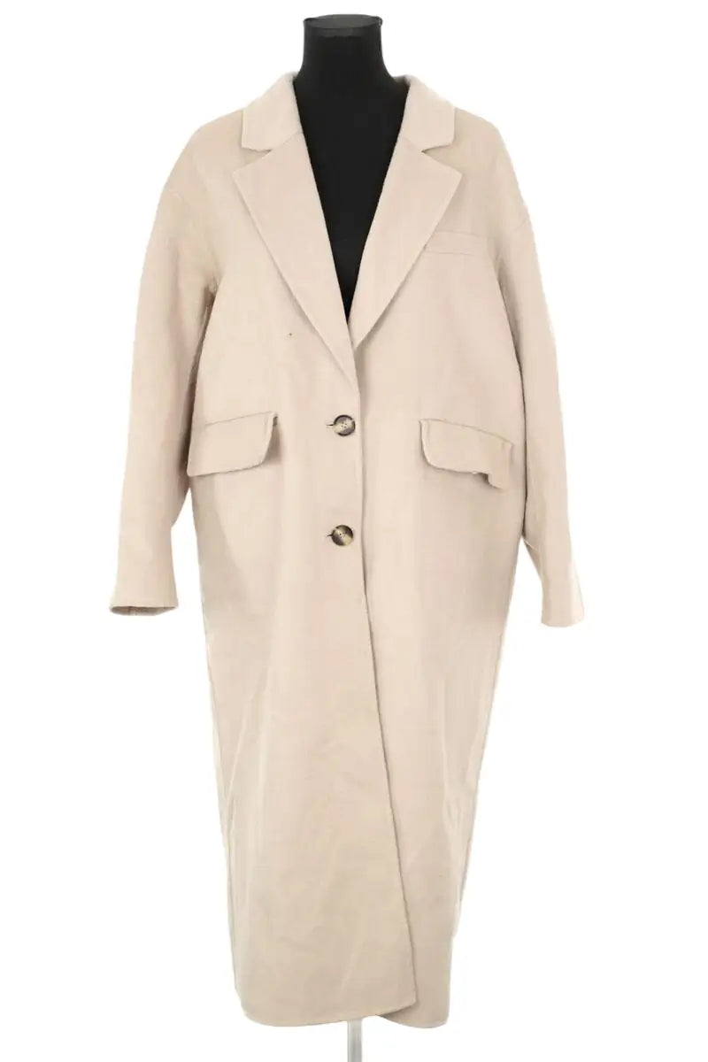Manteau American Vintage Beige en Laine, taille S - Seconde Main