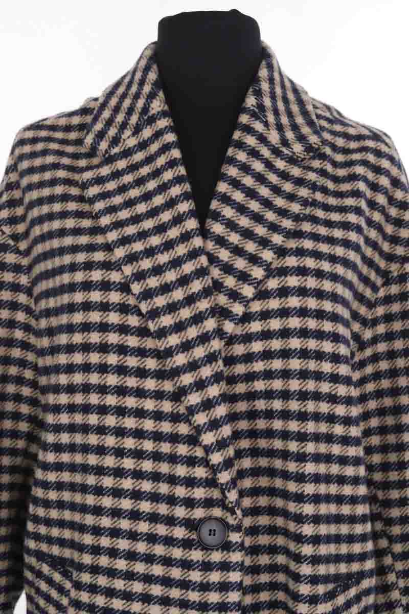 Manteau American Vintage Beige en Synthétique