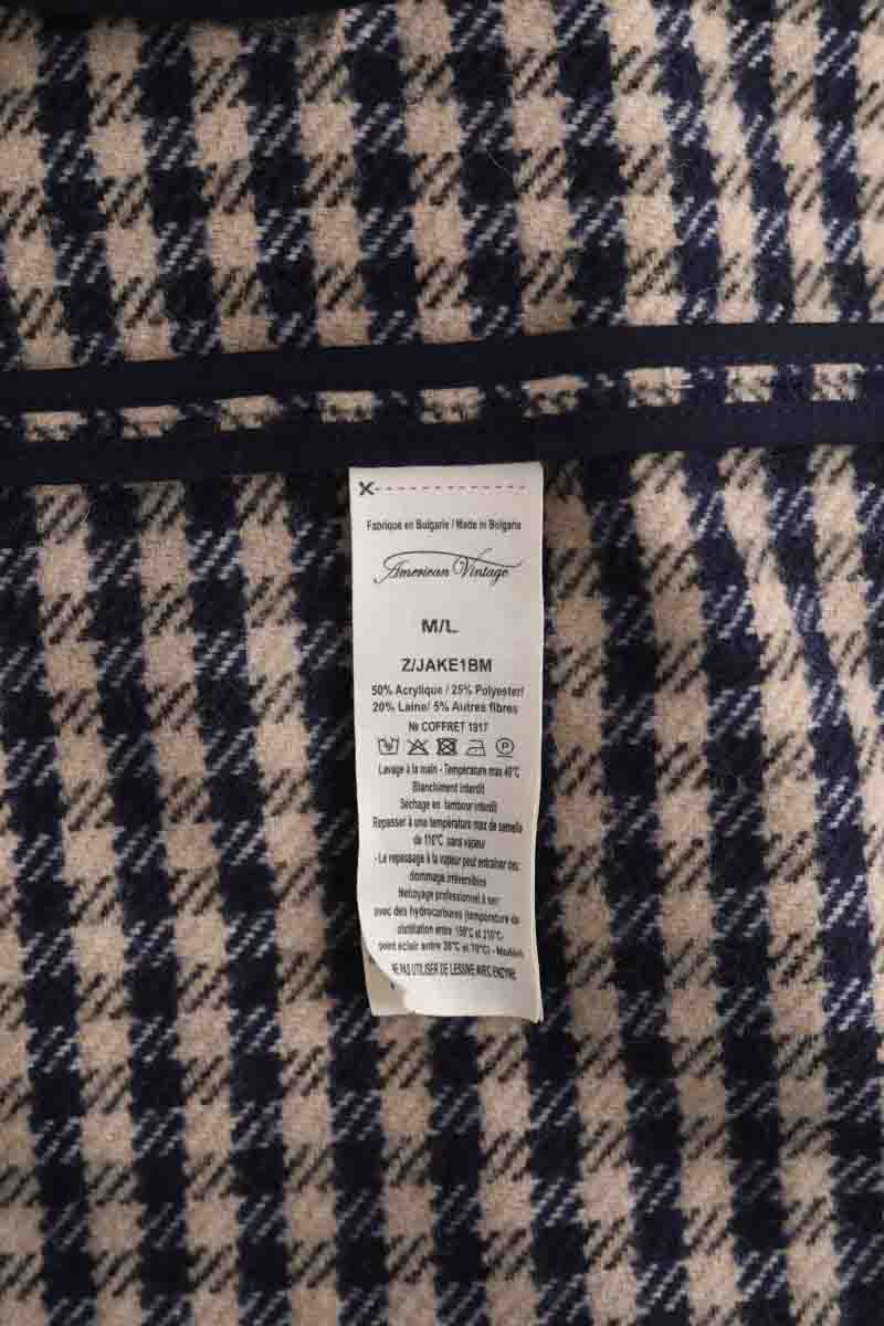 Manteau American Vintage Beige en Synthétique