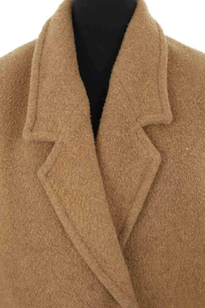 Manteau American Vintage Camel en Laine