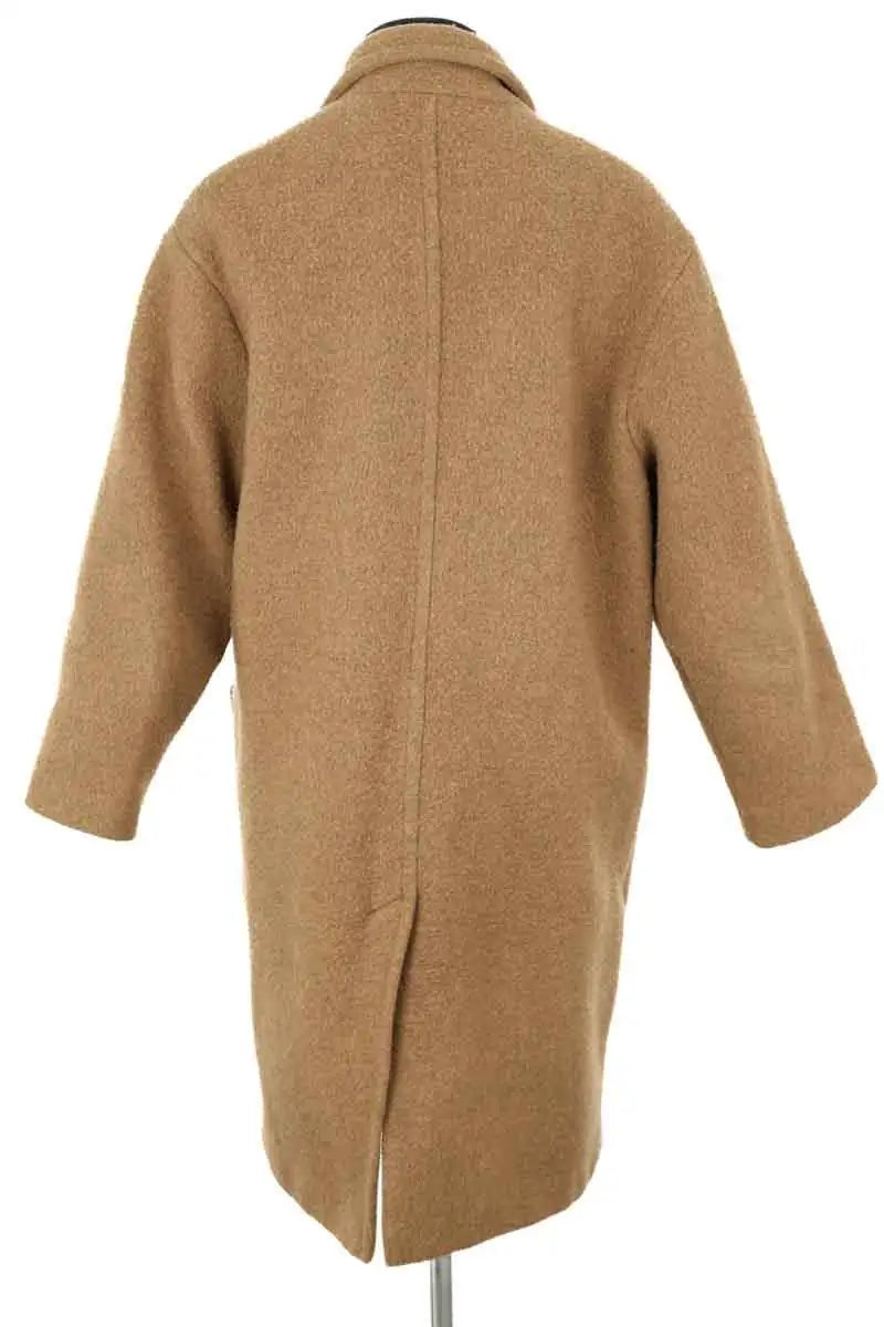 Manteau American Vintage Camel en Laine