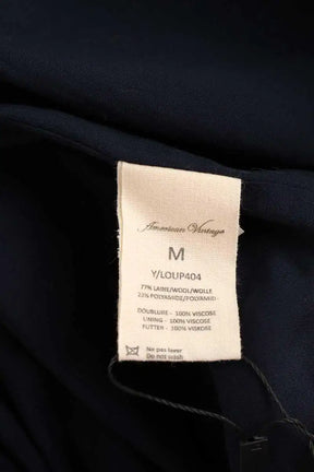 Manteau American Vintage Marron en Laine