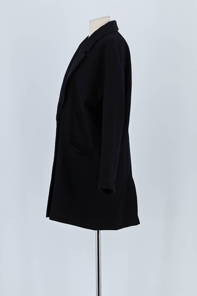 Manteau American Vintage Noir en Laine