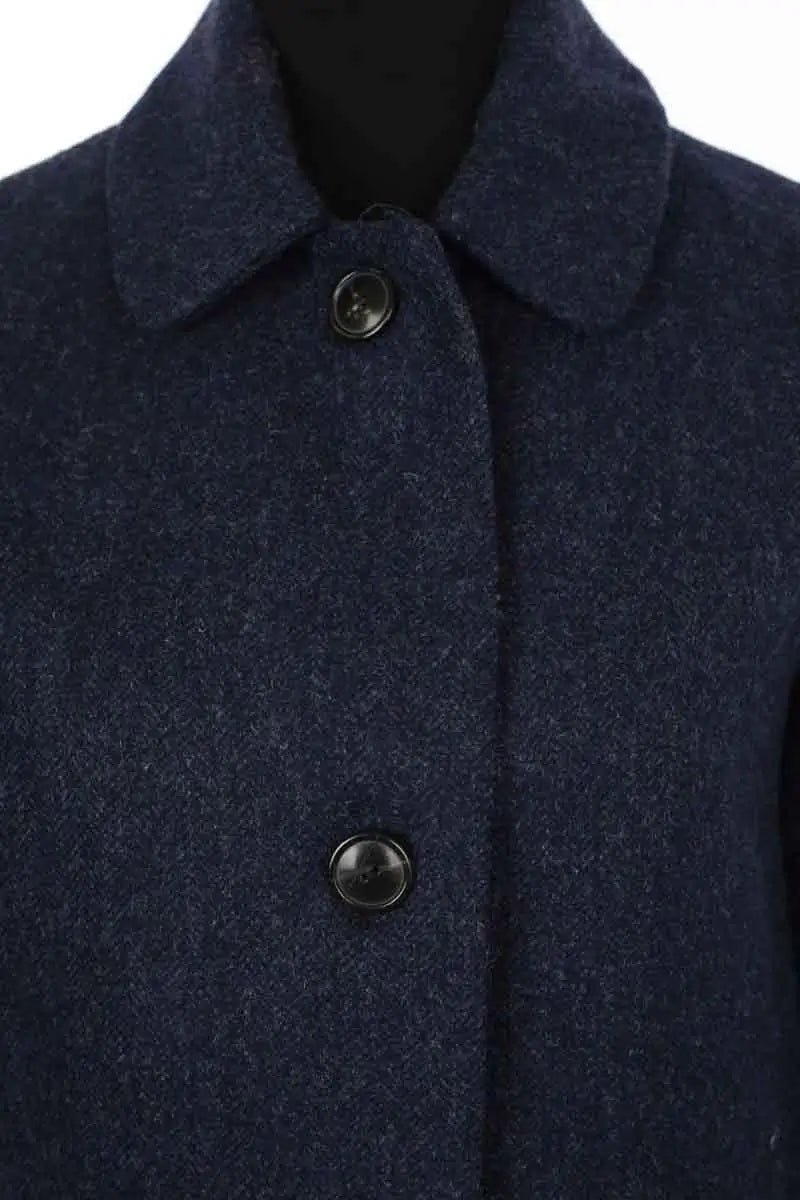 Manteau APC Marine en Laine