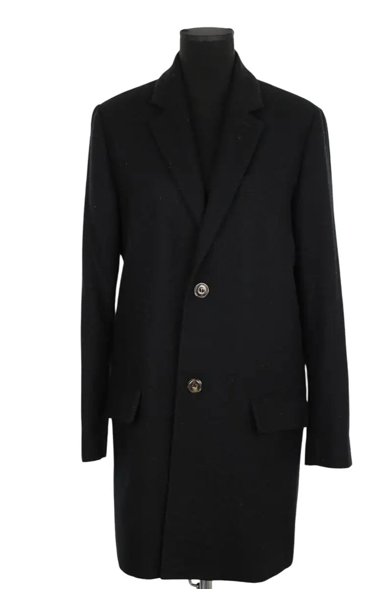 Manteau APC Noir en Laine, taille S - Seconde Main
