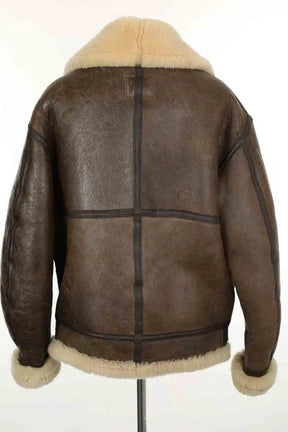 Manteau Avirex Marron en Cuir