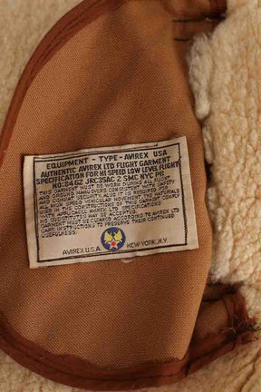 Manteau Avirex Marron en Cuir