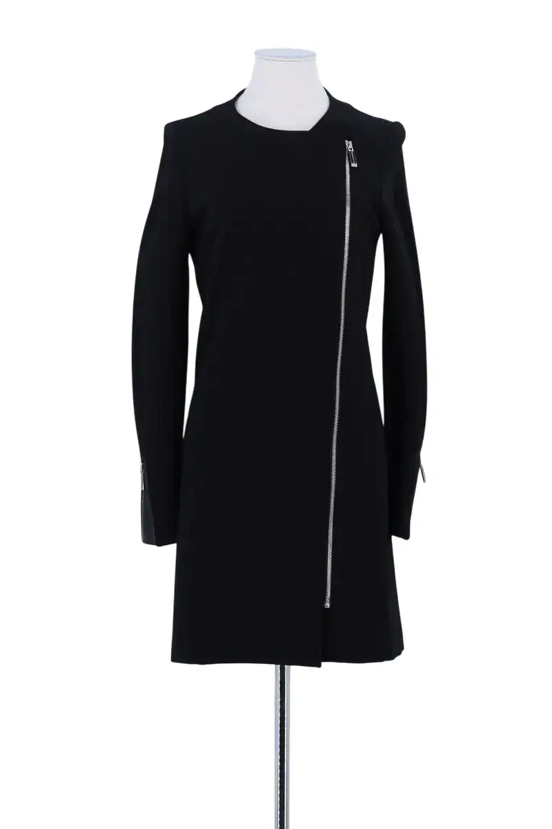 Manteau Barbara Bui Noir en Viscose, taille M - Seconde Main