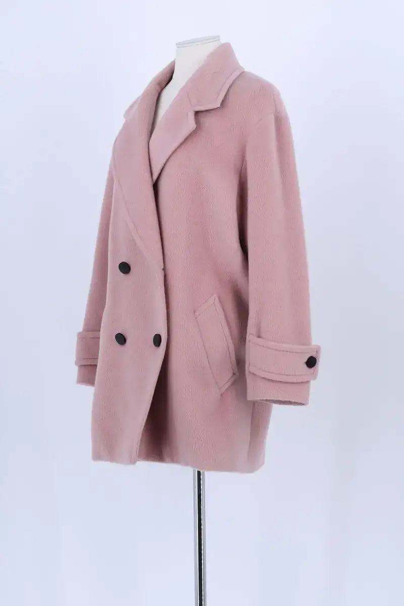 Manteau Barbara Bui Rose en Laine