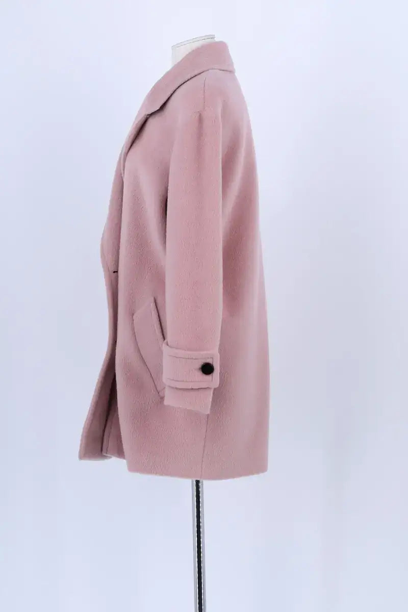 Manteau Barbara Bui Rose en Laine