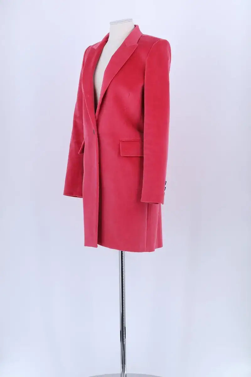 Manteau Barbara Bui Rose en Velours