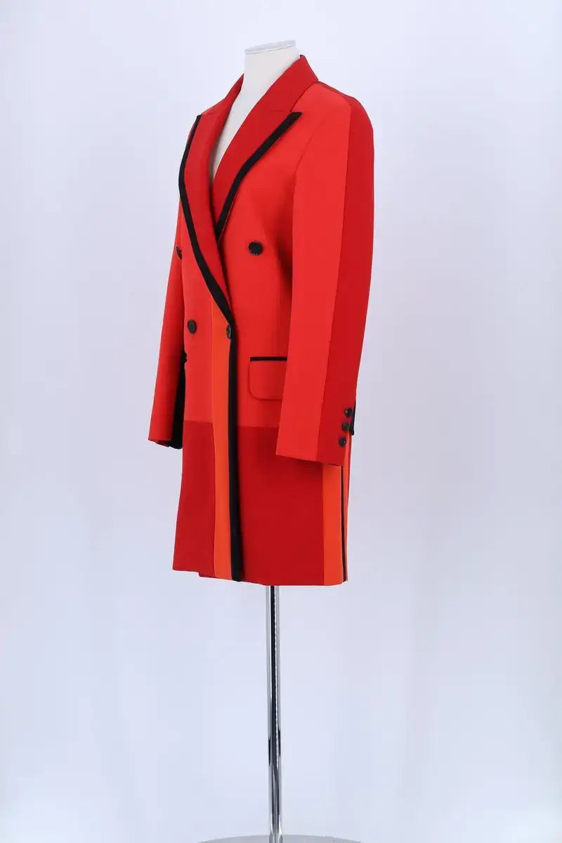Manteau Barbara Bui Rouge en Synthétique