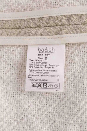 Manteau Ba&Sh Beige en Coton