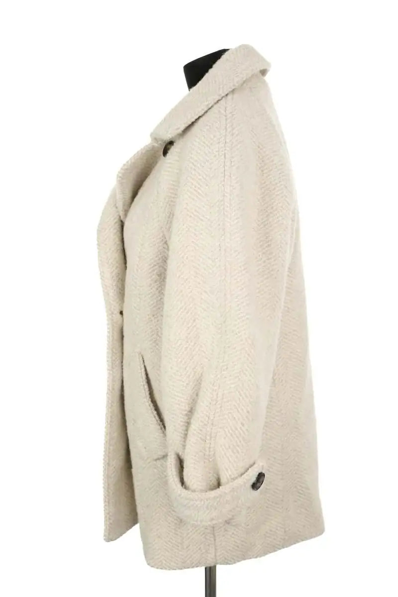 Manteau Ba&Sh Beige en Laine