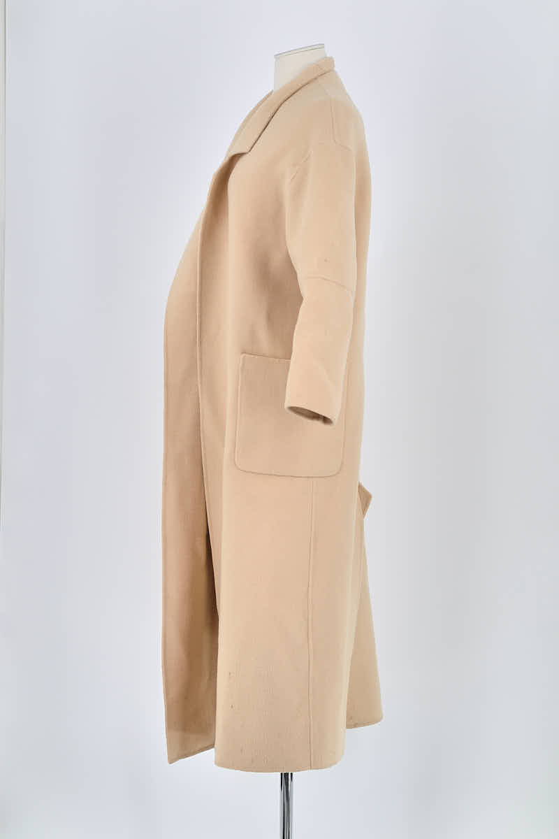 Manteau Bash Beige en Laine