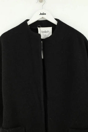 Manteau Ba&Sh Clif Noir en Laine